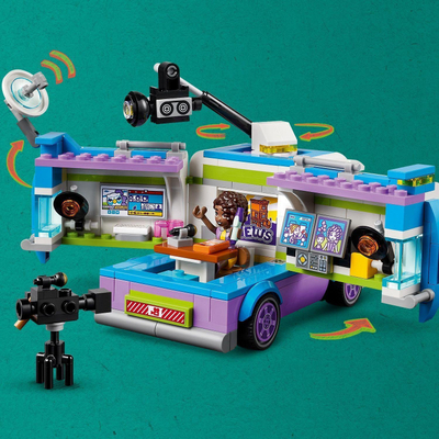 Set lodrash LEGO Friends News Van 41749, 446 copa, 6+
