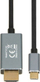 Kabllo iBOX USB C në HDMI itvc4k, 1.8 m, e zezë argjendtë