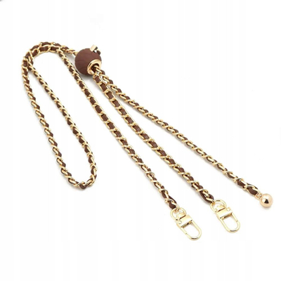Ланјард синџир за телефон 4Smarts Chain Lanyard Glamour, ширина до 80 mm, силиконска рачка, кафеав