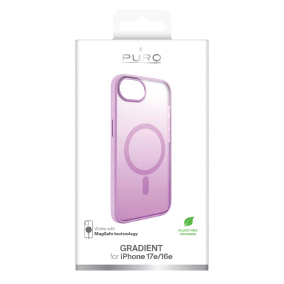 Maskë telefoni Puro Cover për Apple iPhone 16e, TPU, MagSafe, rozë