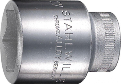 Kapak gjashtëkëndor Stahlwille 52 27, 27 mm, fole 1/2", ngjyrë argjendtë