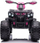ATV elektrik për kalamaj Lean Cars QLS-3288, 12V, deri 6 km/h, rozë