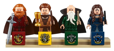 Lodër ndërto Hogwarts Castle, set ndërtimi, për fëmijë dhe koleksionistë, shumëngjyrëshe