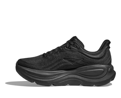 Atlete vrapimi HOKA Bondi 9 Wide për burra, shumë të buta, me amortizim maksimum, rrjetë që merr frymë, ngjyrë e zezë