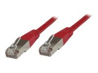 Мрежен кабел Microconnect STP615R, Cat6 F UTP, 15 m, црвен