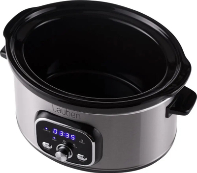 Tenxhere gatimi e ngadaltë Lauben Slow Cooker 3500SB, 3.5L, 200W, inox e zezë