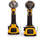 Set veglash pa kabllo Dewalt DCK266P2, 18V XR, 2x 5.0Ah, i verdhë