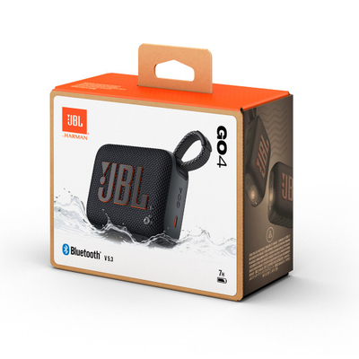 Kaltoparlant i vogël portativ JBL Go 4, Bluetooth, pa tela, i zi