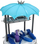 Set lodër mjeku Mega Creative MEDICAL SET, me shportë, blu gri