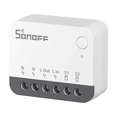 Çelës smart Sonoff ZBMINI R2, Zigbee, kontroll me eWeLink Alexa Google Home, i bardhë