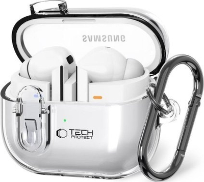 Mbulesë Tech-Protect FlexAir për Samsung Galaxy Buds 3 3 Pro, TPU, transparente