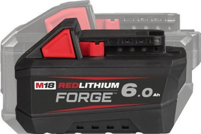 Set baterish me karikues Milwaukee FORGE M18, 2x 6.0Ah 18V, karikues i dyfishtë, i kuq e zi