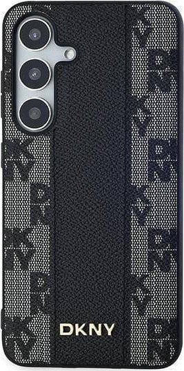 Këllëf DKNY DKHMS24MPCPVSLK për Samsung Galaxy S24 Plus, hardcase lëkurë eko, MagSafe, i zi