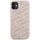Mbrojtëse telefoni Karl Lagerfeld Quilted K Pattern për iPhone 11, skeç antishok, rozë