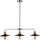 Lampë varëse MONTONE metal, 3 llamba, metal, e zezë