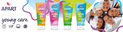 Xhel dushi Apart Young Care Cotton Candy, 200ml, me aromë çokollate pambuku