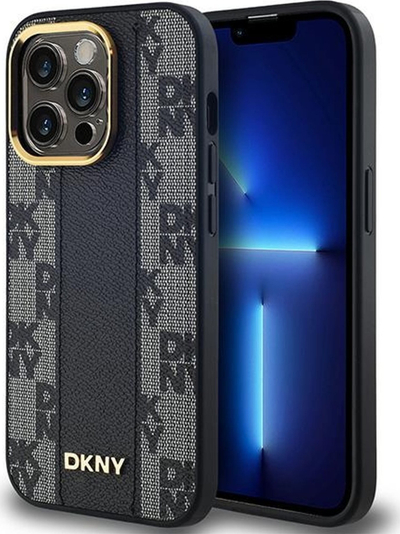 Mbulesë telefoni DKNY DKHMP13XPCPVSLK, për iPhone 13 Pro Max 6.7", MagSafe, e zezë