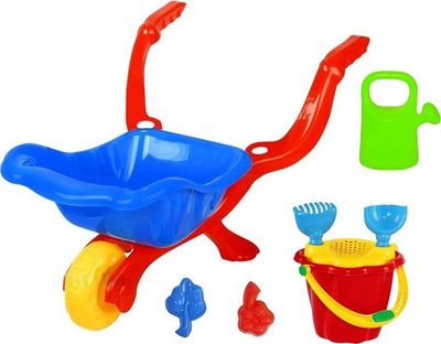 Karrocë loje Baczek Wheelbarrow, për fëmijë, plastike, shumëngjyrëshe