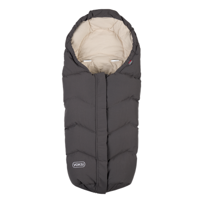 Thes dimëror për ndenjëse makine Voksi Move, me lesh dhe pupla, 0-18 muaj, Grey Solid