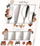 Set lugësh për kalamaj Vialli Design Paddy, 4 copë, çelik inox, ngjyrë argjendi