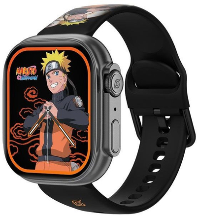 Паметен часовник Abyx Fit Touch 5 Naruto Uzumaki, екран на допир, space gray