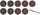 Set aksesorësh Graphite për mini bluese, 15 copë