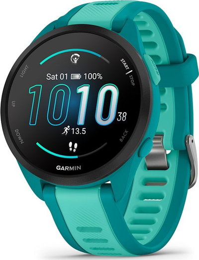 Ora e zgjuar Garmin Forerunner 165 Music GPS, AMOLED, Bluetooth, blu