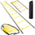 Shkallë stërvitjeje Gym Training Ladder 6m, 12 shufra, PVC, e verdhë