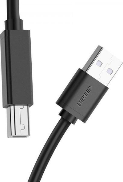 Kabllo printeri Ugreen USB 2.0 A në B, aktiv, e zezë