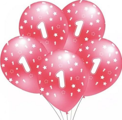 Balon dekorativ MK Trade 1 G Print B149, numri 1, shumëngjyrësh