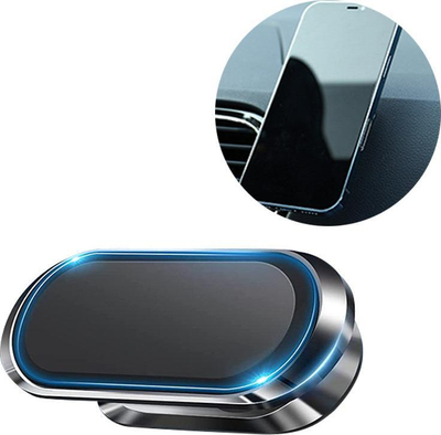 Mbajtëse magnetike makine Joyroom JR-ZS227, vetëngjitëse për panel, rrotullim 360°, ngjyrë argjendi