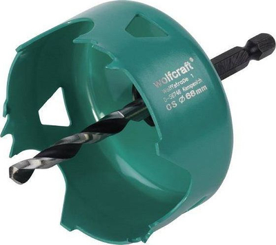 Sharrë vrimash prej çeliku karboni Wolfcraft, 68mm
