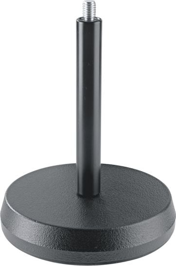 Stativ tavoline për mikrofon König &amp; Meyer 232, i gjatë 17.5 cm, bazë gize, i zi