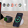 Mbajtëse magnetike CHOETECH H050, 2 me 1 për iPhone dhe Apple Watch, silikoni, e zezë