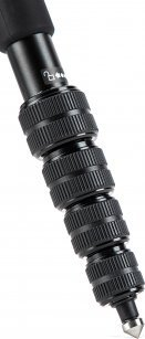 Tripod për kamerë Fotopro 58, alumin, kokë sferike, 8 kg, i zi