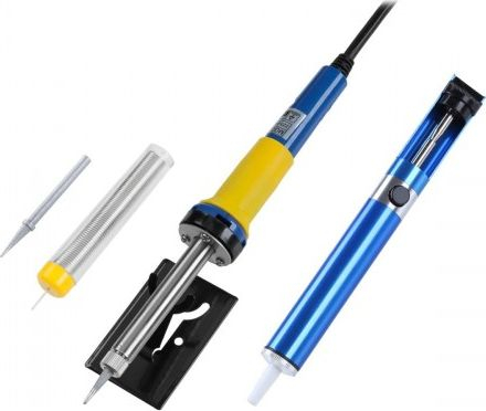 Set saldimi Kemot Soldering Set 30W, 220 240V, me pompë dhe kallaj