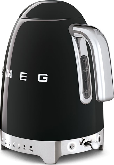 Çajnik elektrik Smeg KLF04BLEU, rregullim temperature, 1.7L, i zi