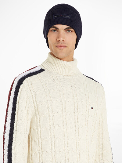 Kapelë për meshkuj Tommy Hilfiger AM0AM10337, e zezë