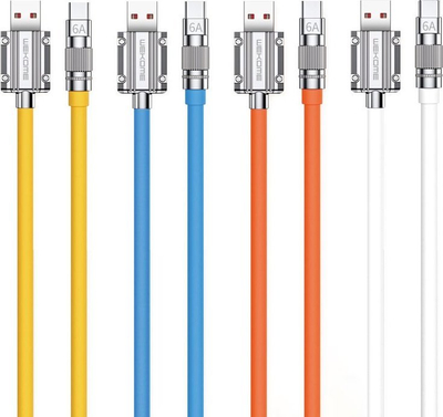 Kabllo USB Wekome WDC-186, USB A me USB C, 1 m, e bardhë