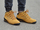 Çizme malore Timberland Euro Rock Mid Hiker, lëkurë zdruk, ngjyrë gruri