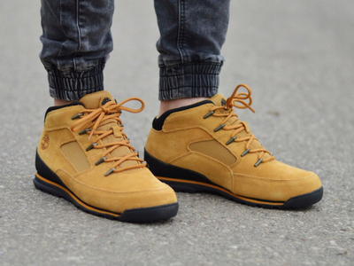 Çizme malore Timberland Euro Rock Mid Hiker, lëkurë zdruk, ngjyrë gruri