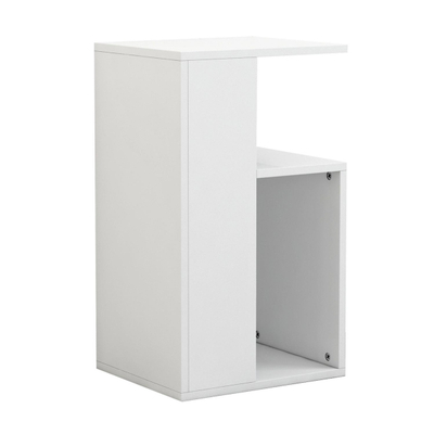 Tavolinë anësore Dawn melamine e bardhë 35×29.5×60 cm (HM8880.11), bardhë
