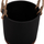 Vazo dekorative e brendshme Tryll Series HM4690M, Fiber Cement, Ø31x31cm, e zezë