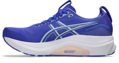 Atlete vrapimi ASICS Gel-Kayano 32 për femra, stabilitet i lartë, Blue Ultra e bardhë