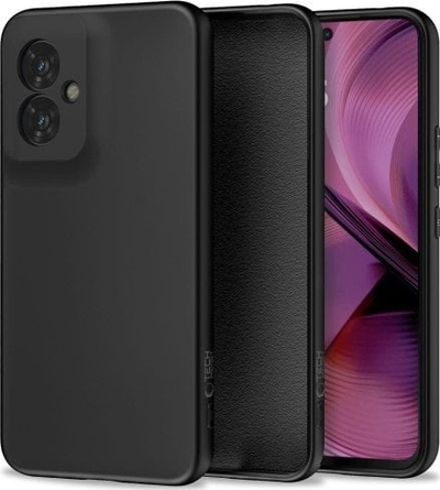 Mbështjellës silikoni Tech-Protect Icon për Motorola Moto G55 5G, mat, i zi