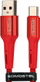 Kabllo, USB-A - USB-C, 1m, e kuqe