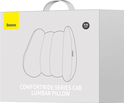Jastëk për mes shpine për makinë Baseus Comfort Ride, ergonomik, gri