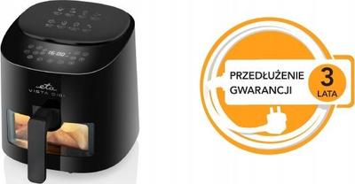 Fritezë me ajër ETA Vista Digi ETA116890000, 4.3 L, 1300 W, e zezë