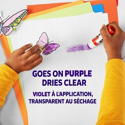 Ngjitës në shkop Elmer's Disappearing Purple, 9g, ngjyrë vjollcë