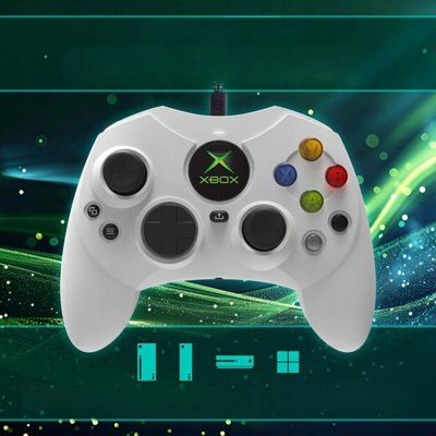 Контролер Xbox Hyperkin DuchesS, со кабел USB C, бел